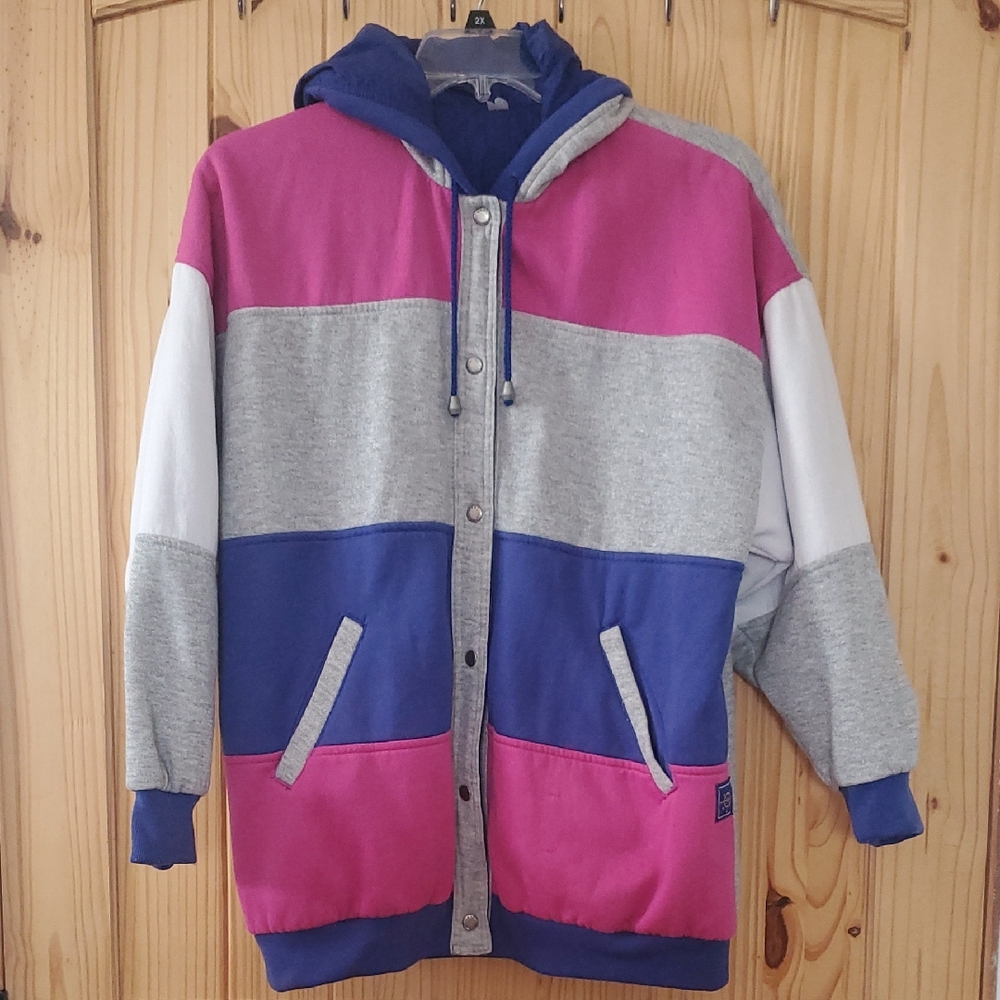 Vintage Current Seen Colorblock Jacket/Windbreaker